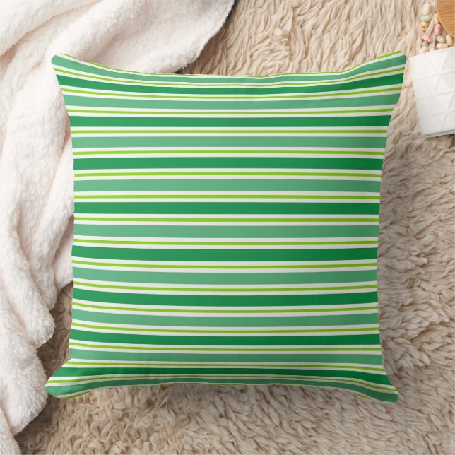 Almofada Listra Horizontal Clássica Multi-Largura Sem Costu (Cobertor)
