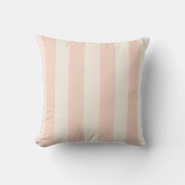 Almofada Listra Ousada Rosa e Creme