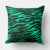 Listras de tigre selvagem verdes e pretas elegante