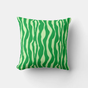 Almofada Listras de zebra - Lâminas de Verde limão