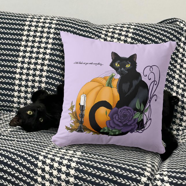 Almofada Little Black Cat (Criador carregado)
