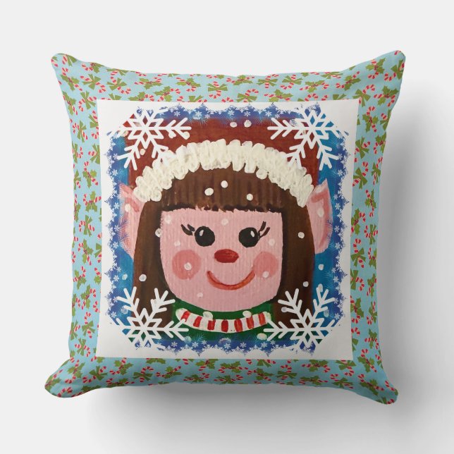 Almofada Little Girl Elf (Frente)