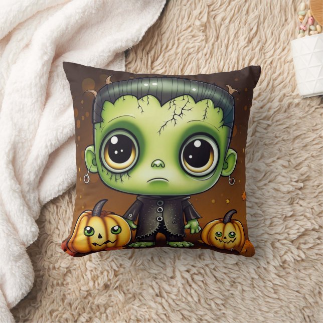 Almofada Little Halloween Frankenstein (Cobertor)