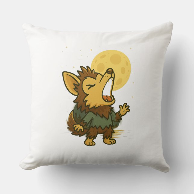 Almofada Little Howling Werewolf (Frente)