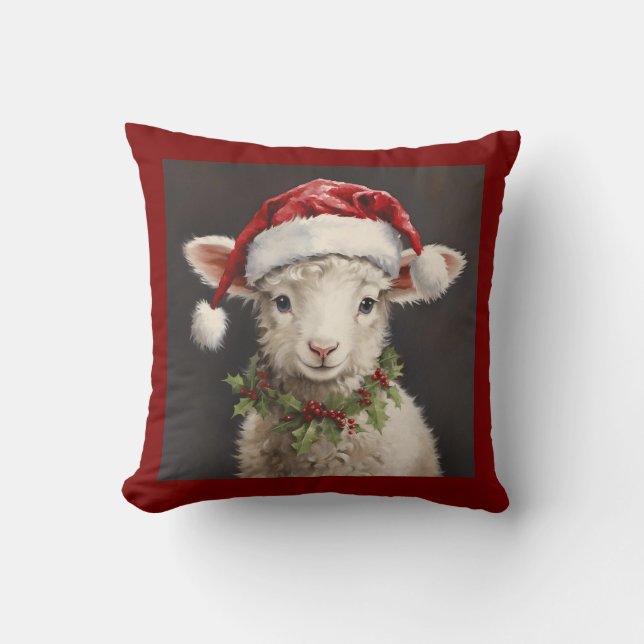 ALMOFADA LITTLE LAMB CHRISTMAS PILLOW (Frente)