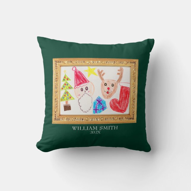 Almofada Little Masterpiece Ornament Throw Pillow (Frente)