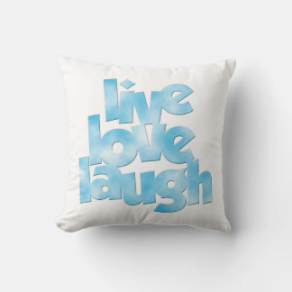 Almofada Live Love Laugh Travesseiro