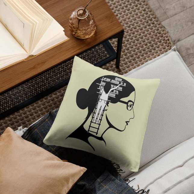 Almofada Livro amante biblioteca de livros (Bookish Cushion)