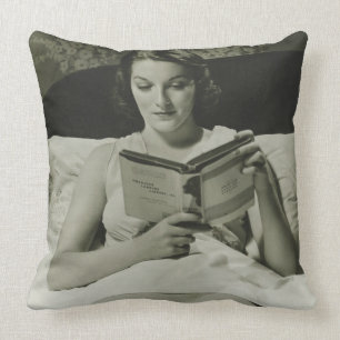 Almofada Livro de leitura da mulher