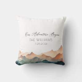 Almofada Livro de Presença de Casamento Alternativo Montanh