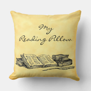 Almofada Livros antigos, Escrevendo Quill no Grunge Custom