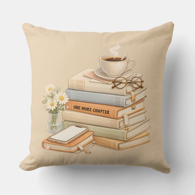 Almofada Livros estilo cor da pele (Frente)