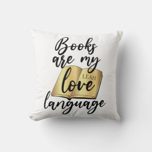 Almofada Livros Linguagem do Amor Livros Nome Ouro Preto Am
