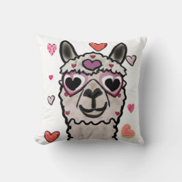 Almofada Llama Love Hearts Namorados