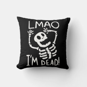 Almofada LMAO Im Morto Lpreguiçoso Halloween Figurume Diver