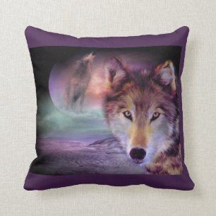 Almofada Lobo roxo