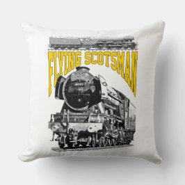 Almofada Locomotiva a Vapor Flying Scotsman. Trem LNER 1923