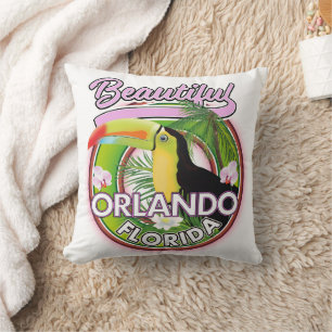 Almofada Logotipo Bela de viagem de Miami Orlando