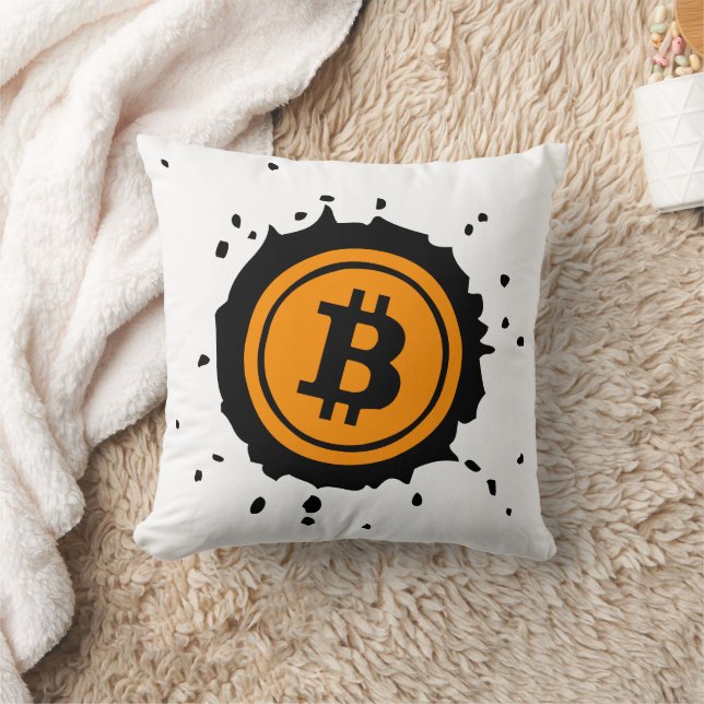 Almofada Logotipo Bitmoney Crypto Currency (Cobertor)