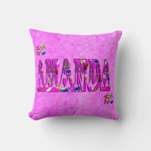 Almofada Logotipo conhecido de Amanda,