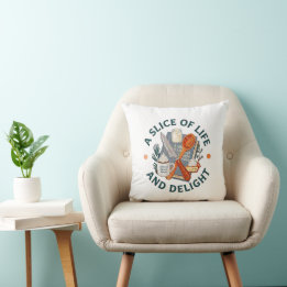 Almofada Logotipo da Empresa A Slice of Life and Delight