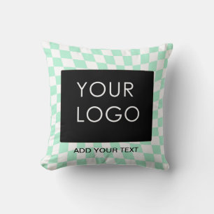 Almofada Logotipo de adição personalizável da casa da moeda