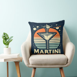 Almofada Logotipo de remoção do Viagem de espaço Martini