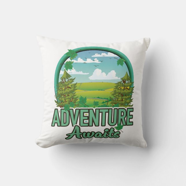 Almofada logotipo de Viagens Escócia (Frente)