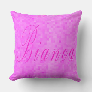 Almofada Logotipo do nome das meninas Bianca