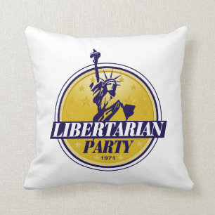 Almofada Logotipo do partido político do libertário