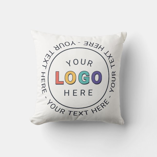 Almofada Logotipo Empresarial Personalizado (Frente)