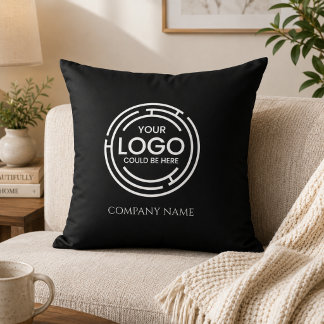 Almofada Logotipo Empresarial promocional Marketing Preto B