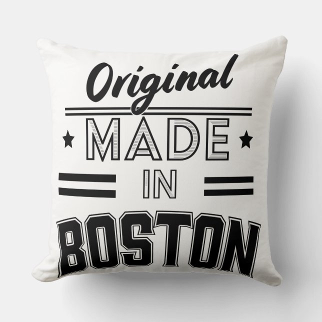 Almofada Logotipo original feito em Boston (Frente)