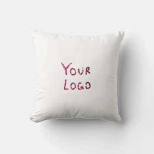 Almofada Logotipo personalizado simples e elegante aqui da