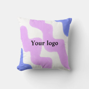 Almofada Logotipo personalizado simples e elegante aqui na