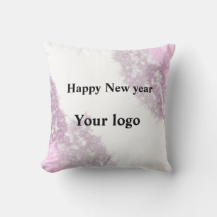 Almofada Logotipo personalizado simples e elegante aqui na