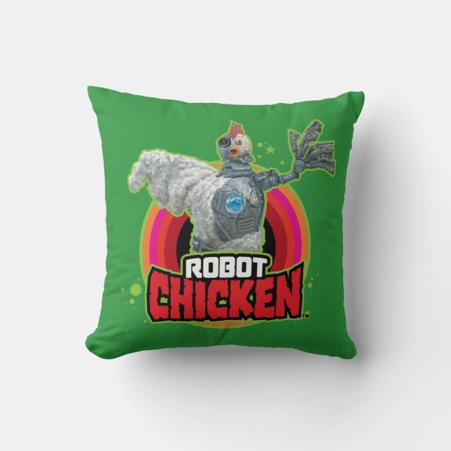 Almofada Logotipo Robot Chicken (Frente)