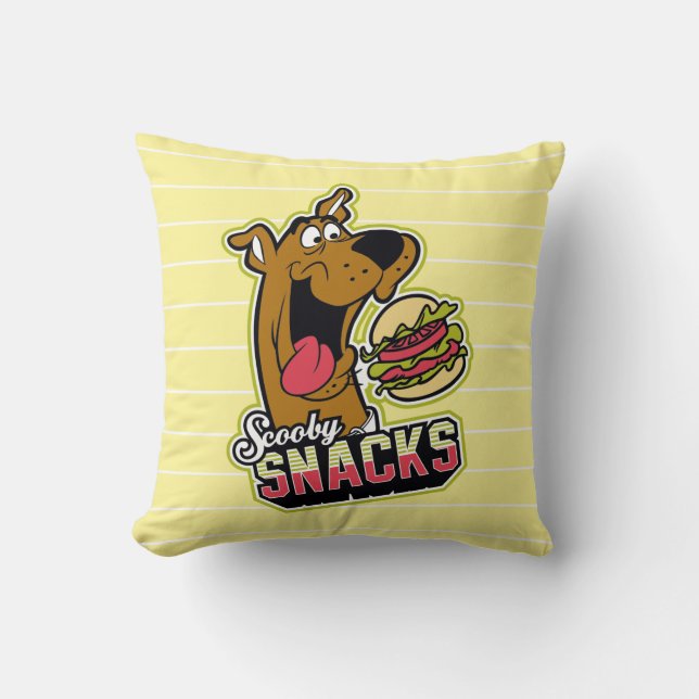 Almofada Logotipo Scooby-Doo "Scooby Snacks" (Frente)