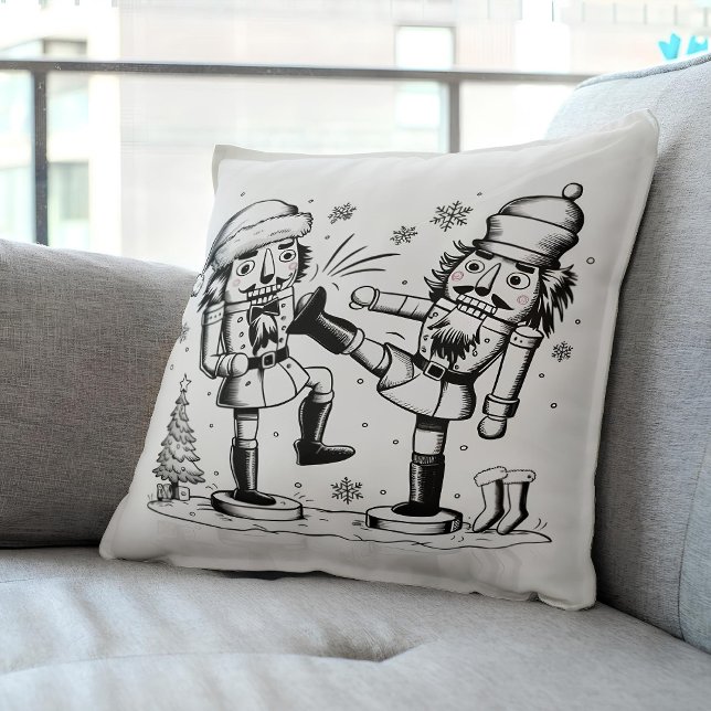 Almofada Loja de Natal de malucos engraçados (Criador carregado)