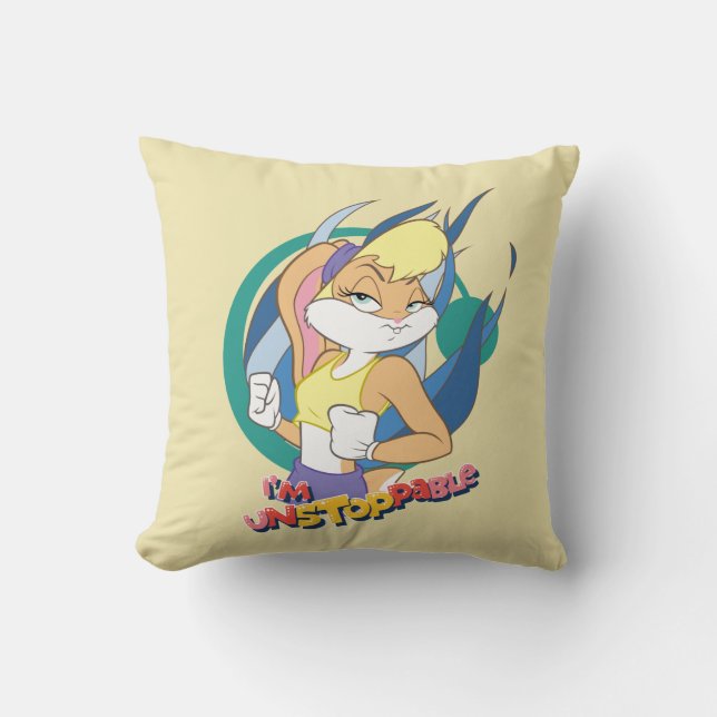 Almofada Lola Bunny "Sou Imparável" (Frente)