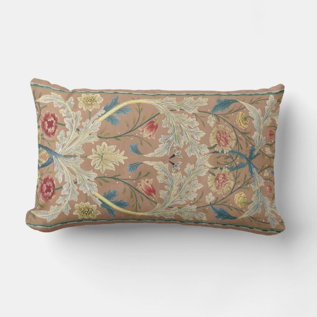 Almofada Lombar 1875 Vintage William Morris (Frente)