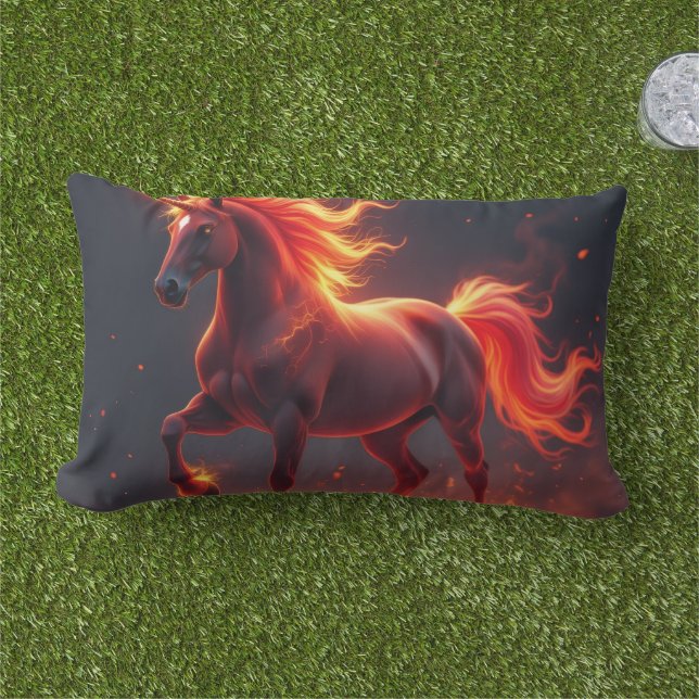 Almofada Lombar „2026 – Das Jahr des Feuerpferds“6 (Grama)