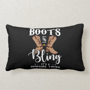 Almofada Lombar 27.Boots E Bling É Uma Coisa De Garotinha