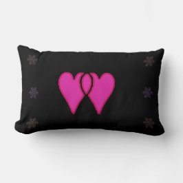 Almofada Lombar 2 Hearts Christmas Snowflake6 jGibney