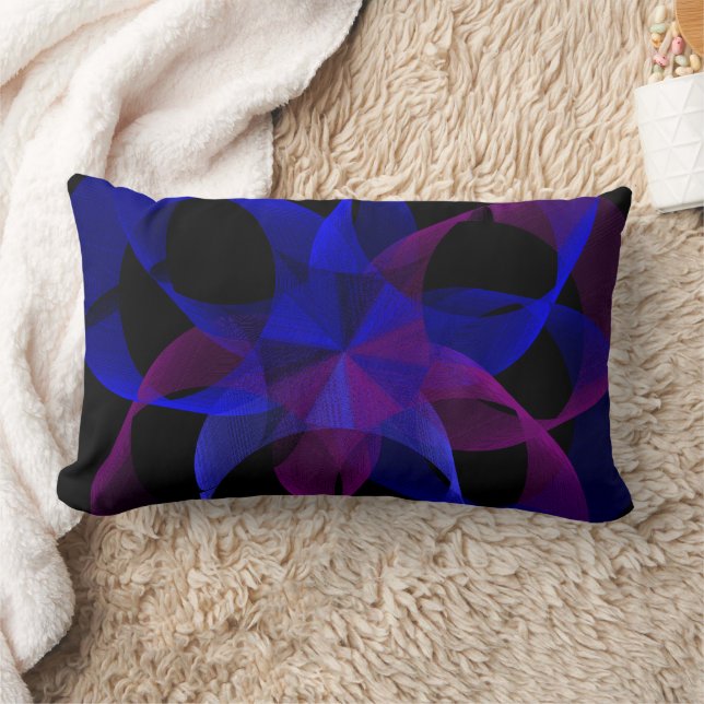 Almofada Lombar 3D To 2D Cylinder Ring Geometric Throw Pillow (Cobertor)