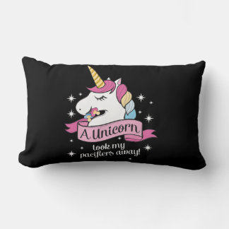 Almofada Lombar 44.Pacifier Fairy Gift Idea Unicorn Took My Paci A