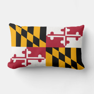 Almofada Lombar A bandeira do estado de Maryland colore o estilo