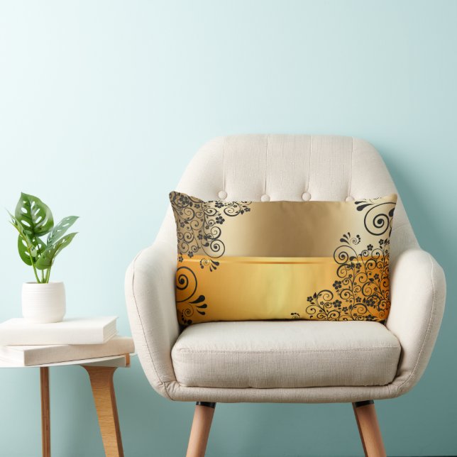 Almofada Lombar A elegância do travesseiro decorativo de tons de o (Cadeira)