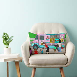 Almofada Lombar A Hot Summer Day A Whimsical Illustration