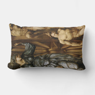 Almofada Lombar A Roda da Fortuna (por Edward Burne-Jones)